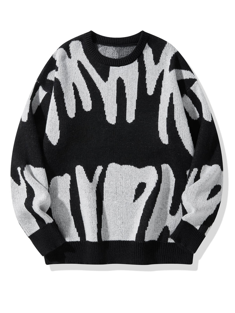 Manfinity EMRG Men Graphic Pattern Sweater
