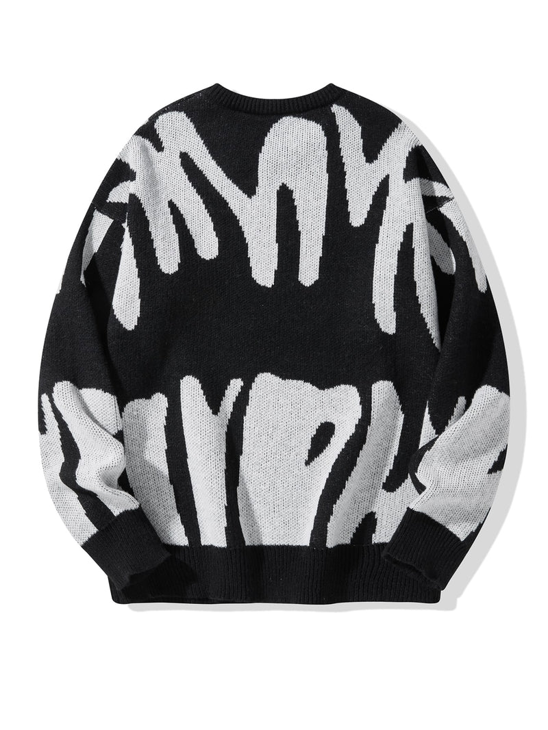 Manfinity EMRG Men Graphic Pattern Sweater