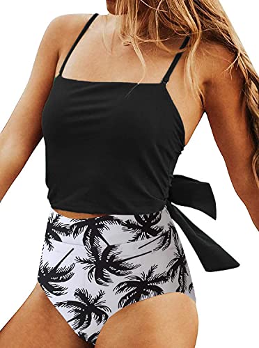 Halter Ruffle High Waisted Bikini