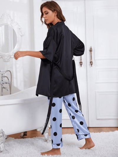 printed pants pajama set number