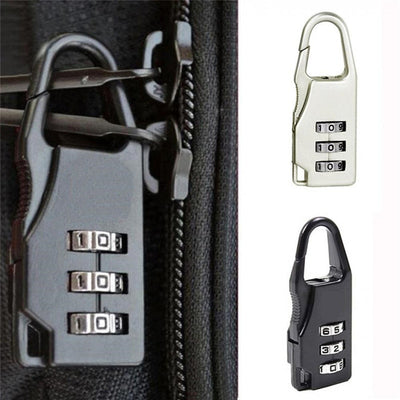 Mini Travel Luggage Lock Safty Suitcase Security Anti Theft Metal Password