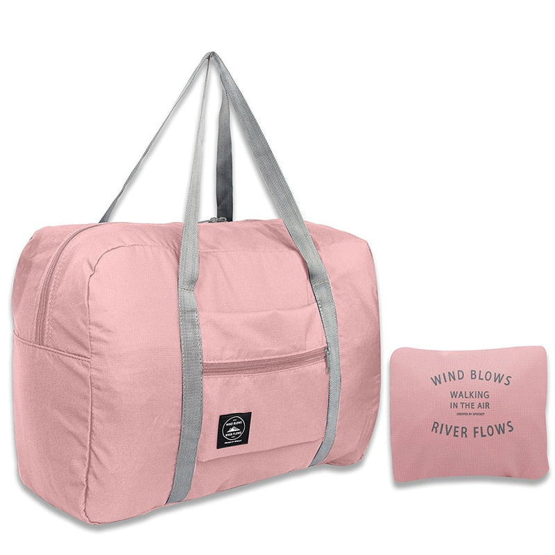 Nylon Foldable Travel Bags Unisex Large Capacity Bag Luggage Women